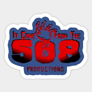 508 Logo (Crimson) Sticker